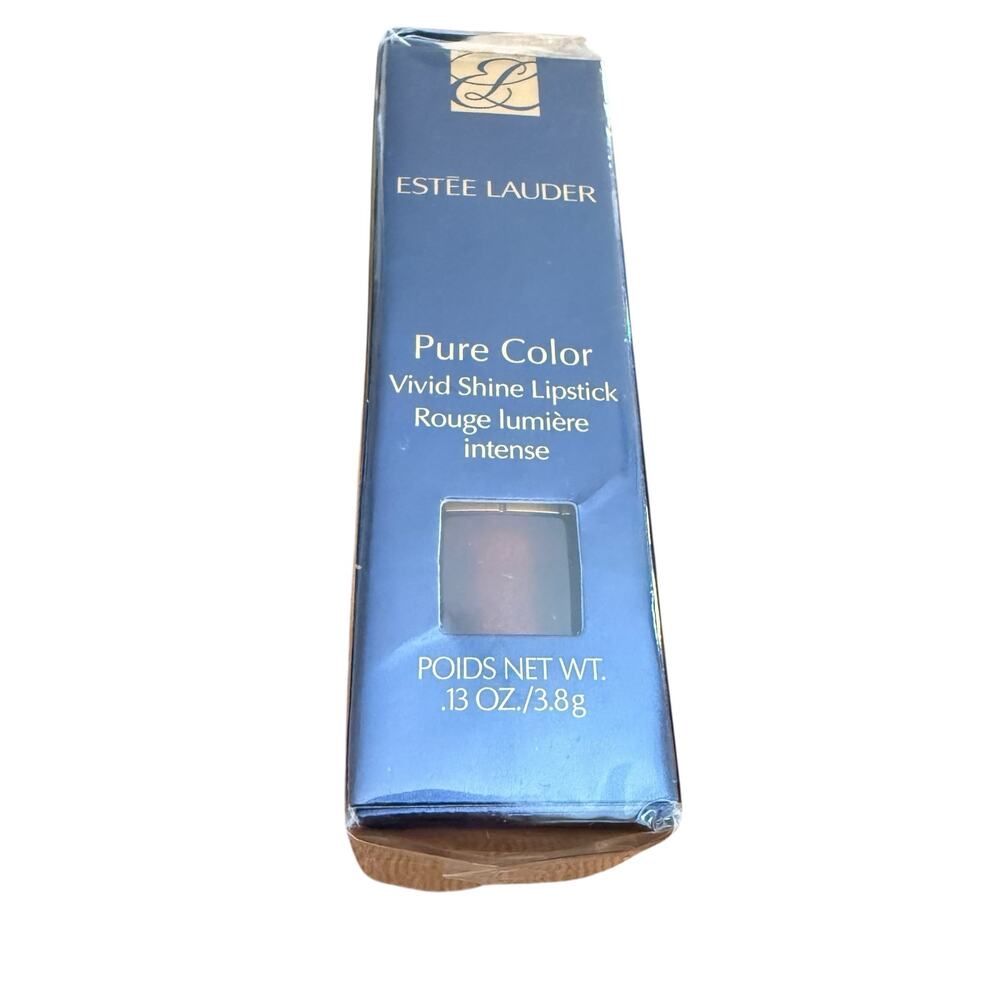 Estee Lauder Pure Color Vivid Shine Lipstick .13oz #F3 Copper Flash New Sealed